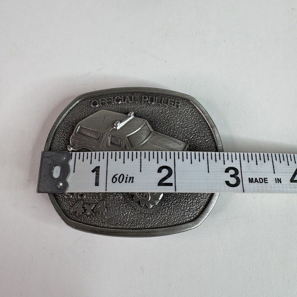 Vintage Stomper 4X4 Belt Buckle, Official Puller, Limited Edition 571 Rare, 1984 - Picture 5 of 6